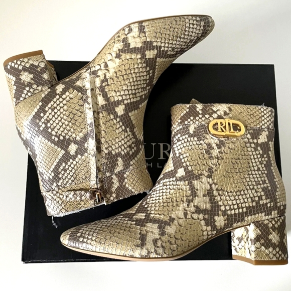 Lauren Ralph Lauren Leather Boots - Picture 2 of 8